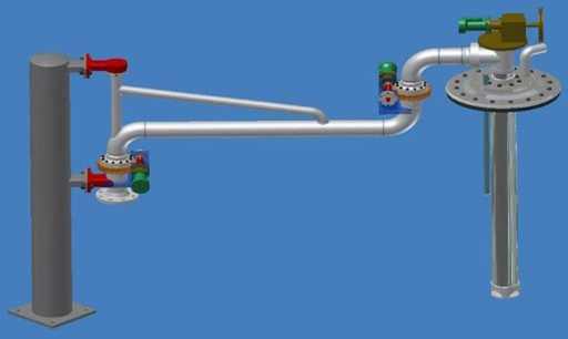 AL1403旋臂式全自動(dòng) 頂部裝卸臂(單)